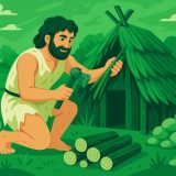 Адам табиғи материалдарды құрылыс үшін қалай қолдануды үйренді
