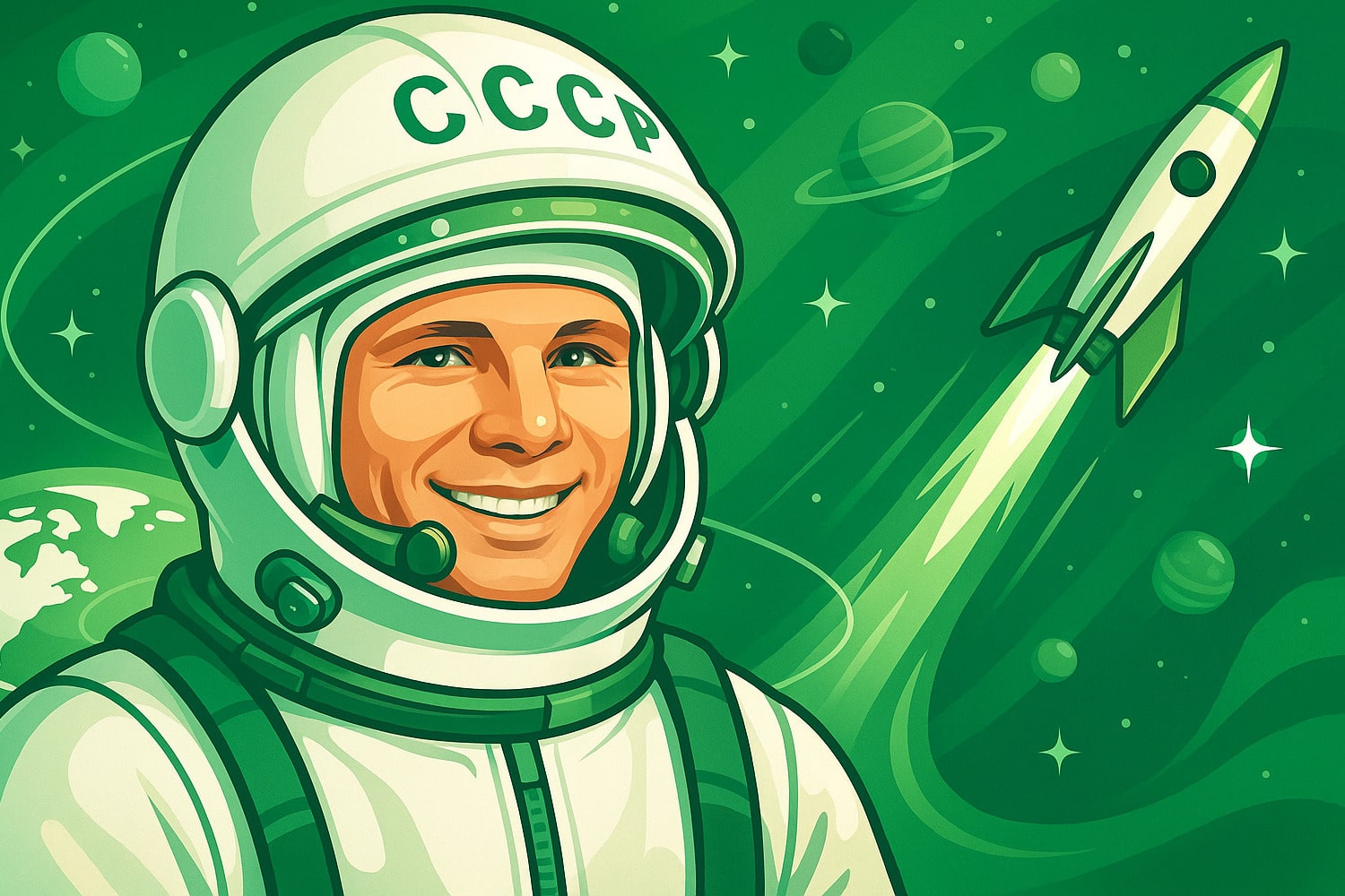 Как Юрий Гагарин стал первым человеком в космосе 2 Как Юрий Гагарин стал первым человеком в космосе - Вектор Казахстана 1
