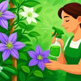 Как ухаживать за садовыми клематисами