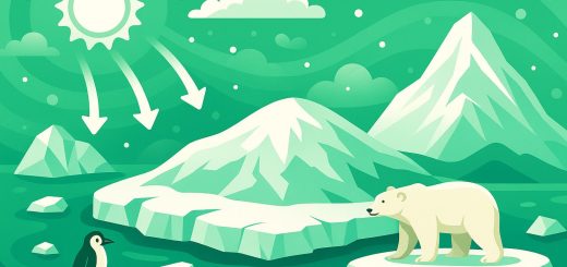 Как образуются ледяные шапки на полюсах