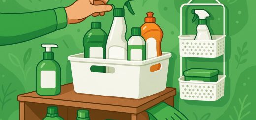Как организовать систему хранения для бытовой химии
