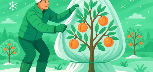 Как защитить персиковые деревья от морозов