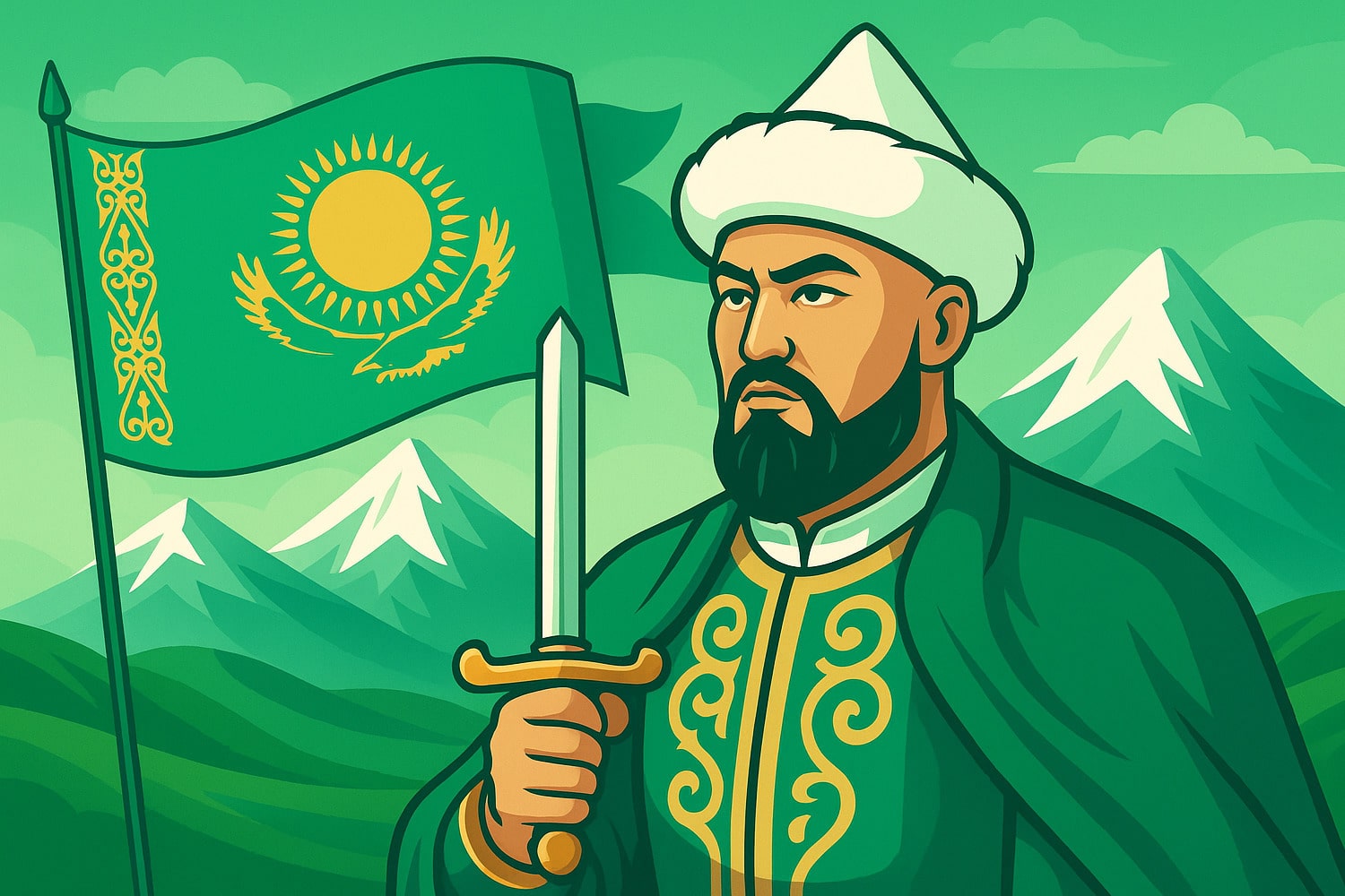 Абылай хан неге тәуелсіздік символы болып саналады 2 Абылай хан неге тәуелсіздік символы болып саналады - Вектор Казахстана 1