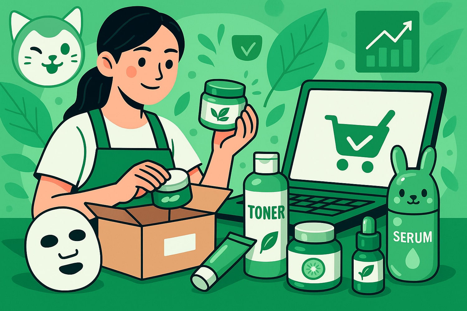 Как организовать бизнес на продаже корейской косметики - Вектор Казахстана 1