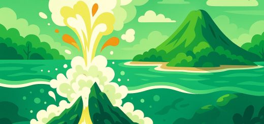 Как подводные извержения формируют новые острова