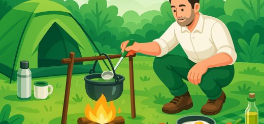 Как правильно готовить еду в полевых условиях Как правильно готовить еду в полевых условиях