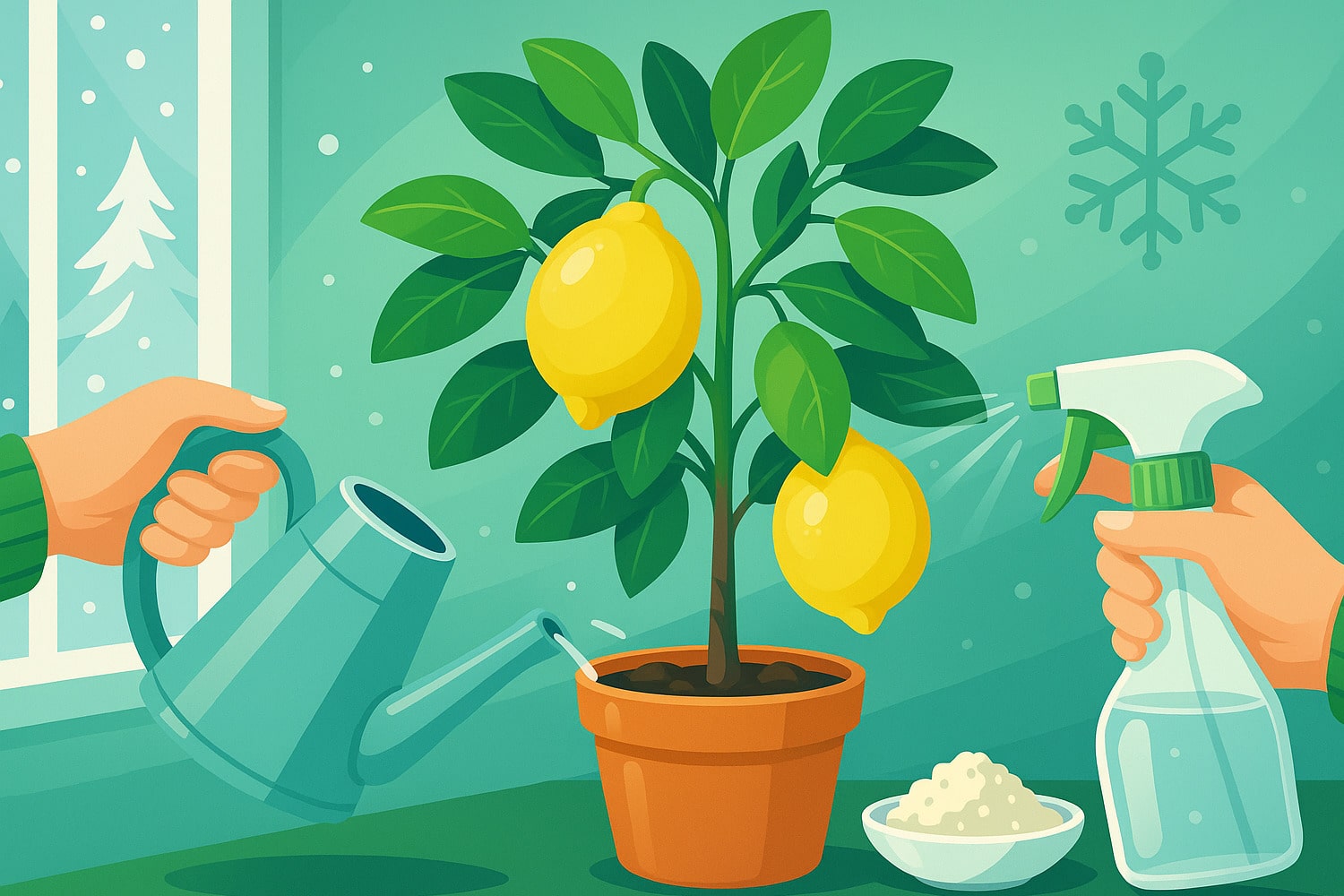 Қыс мезгілінде бөлме лимонына қалай дұрыс күтім жасау қажет 2 Қыс мезгілінде бөлме лимонына қалай дұрыс күтім жасау қажет - Вектор Казахстана 1