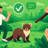 Сусар немесе күзенді кездестіргенде не істеу керек