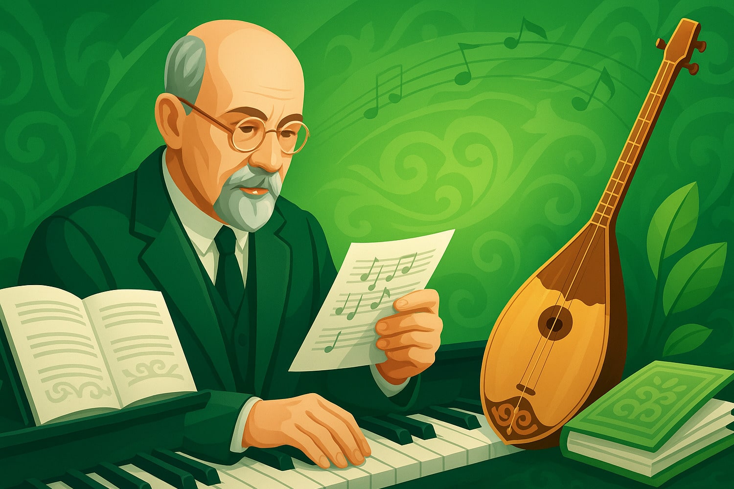 Чем запомнился Александр Затаевич в казахской музыке - Вектор Казахстана 1