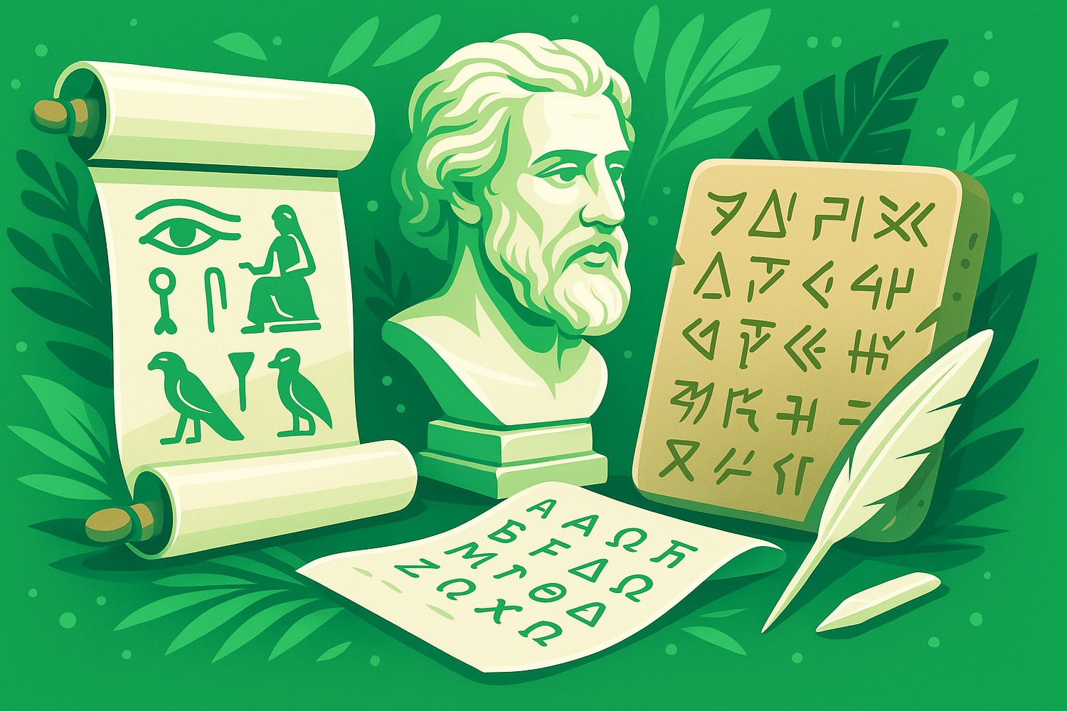 История создания первых письменностей - Вектор Казахстана 1