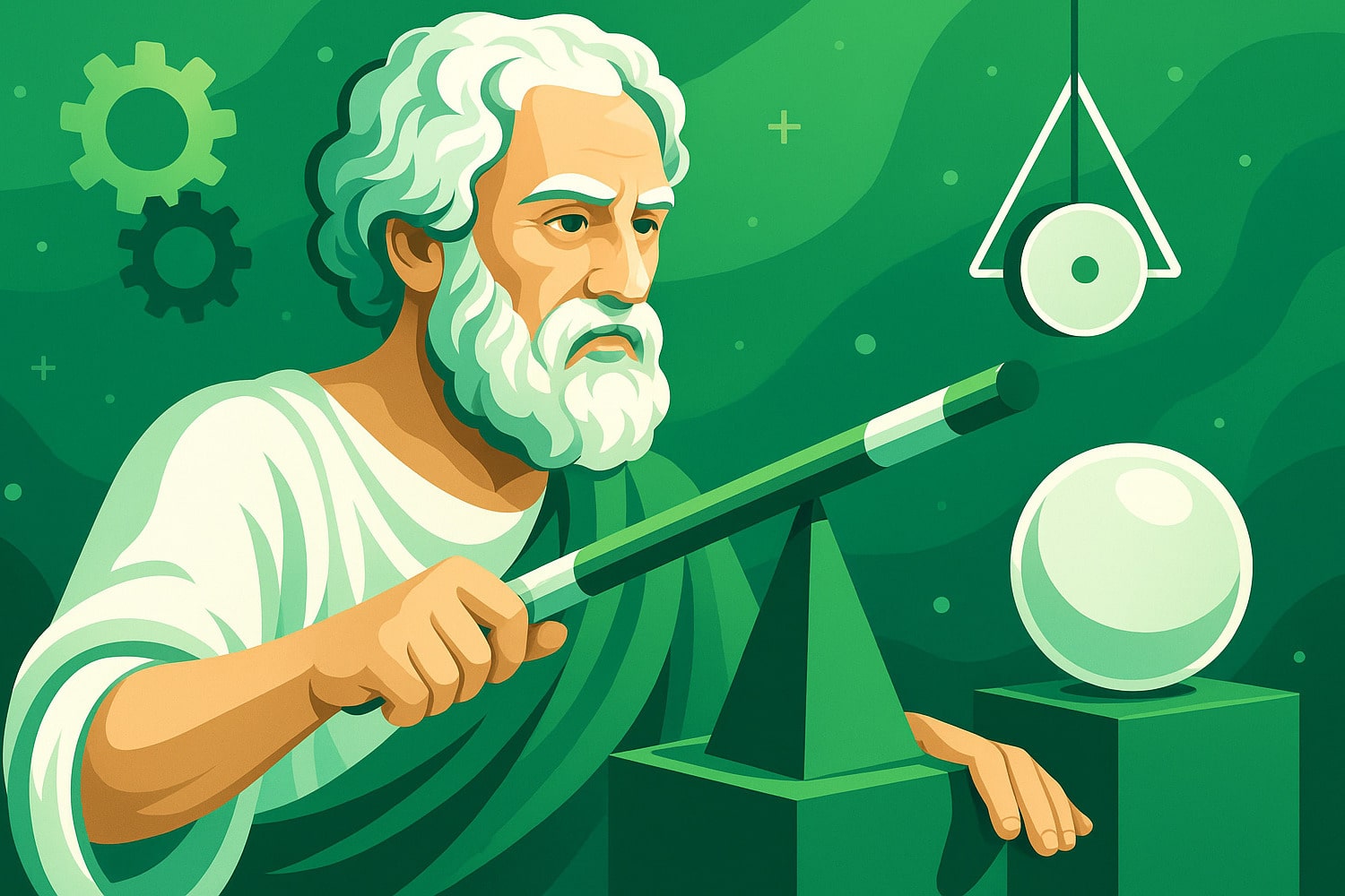 За что Архимед считается величайшим механиком древности - Вектор Казахстана 1