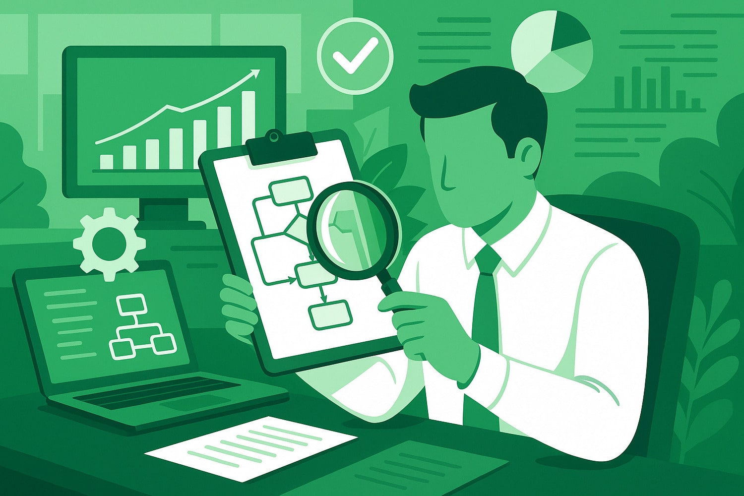 Как провести аудит бизнес-процессов компании - Вектор Казахстана 1