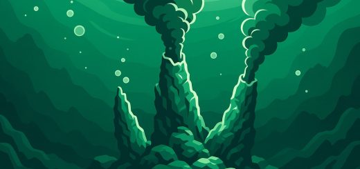 Как на глубине океана образуются «черные курильщики»