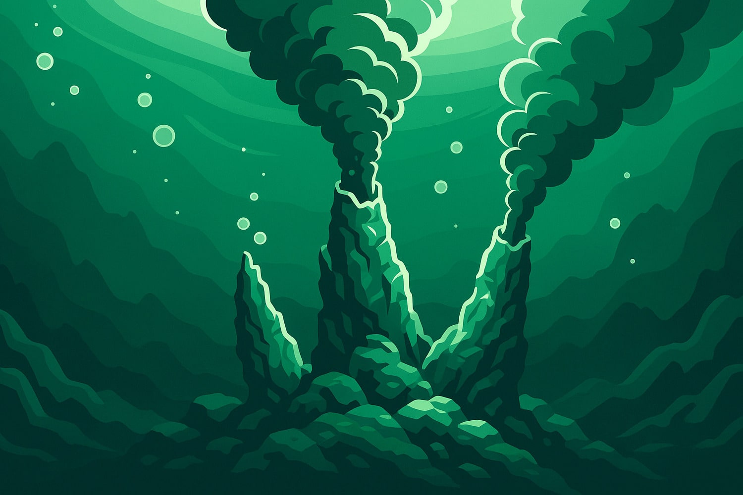 Как на глубине океана образуются «черные курильщики» - Вектор Казахстана 1