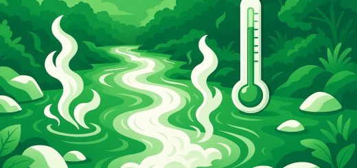 Неліктен кейбір өзендер кәдімгі температурада "қайнап" жатады