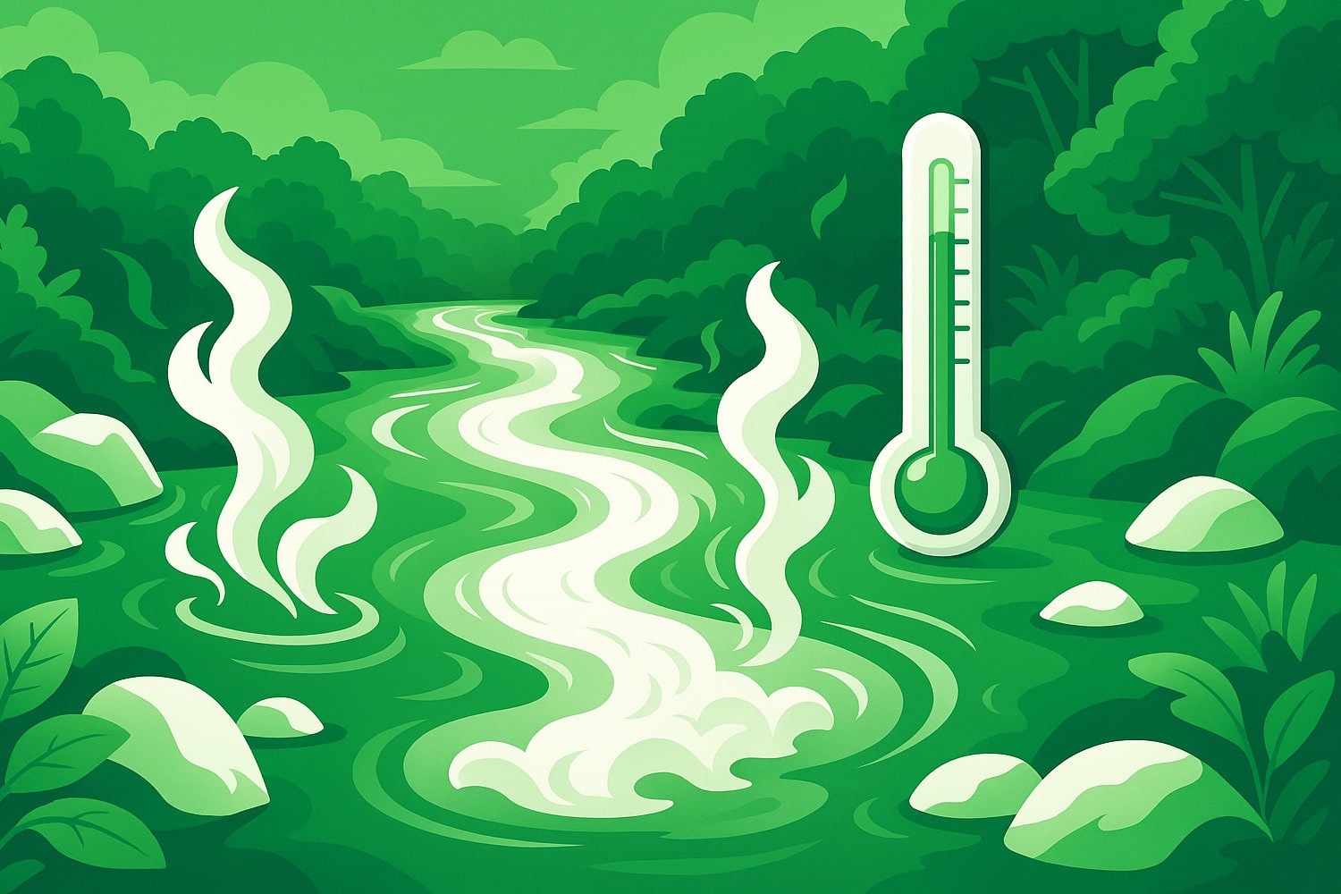 Почему некоторые реки «кипят» при обычной температуре воздуха - Вектор Казахстана 1