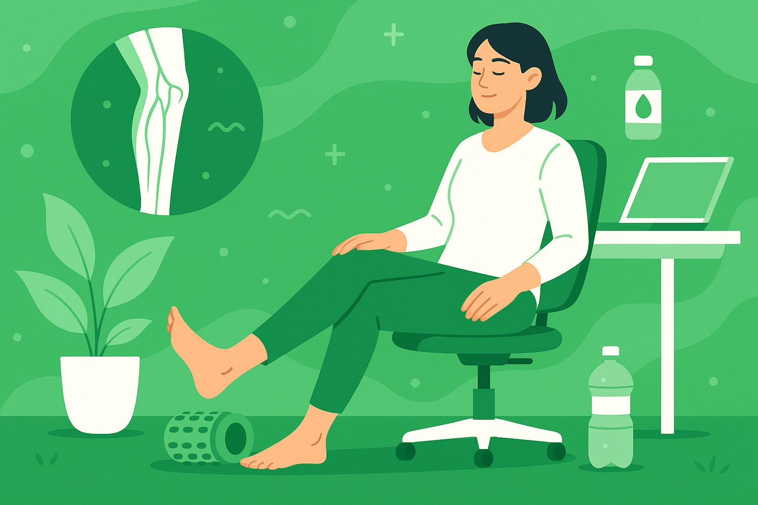 Как заботиться о здоровье ног при сидячей работе - Вектор Казахстана 1