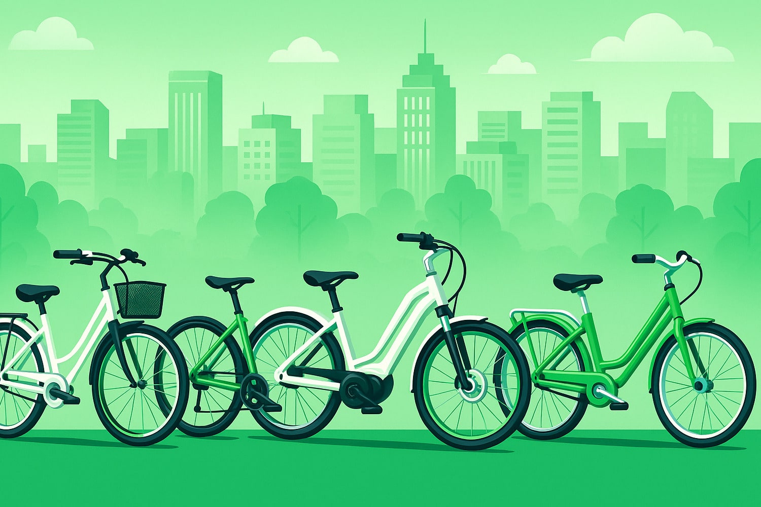 Сравнение лучших моделей велосипедов для города - Вектор Казахстана 1