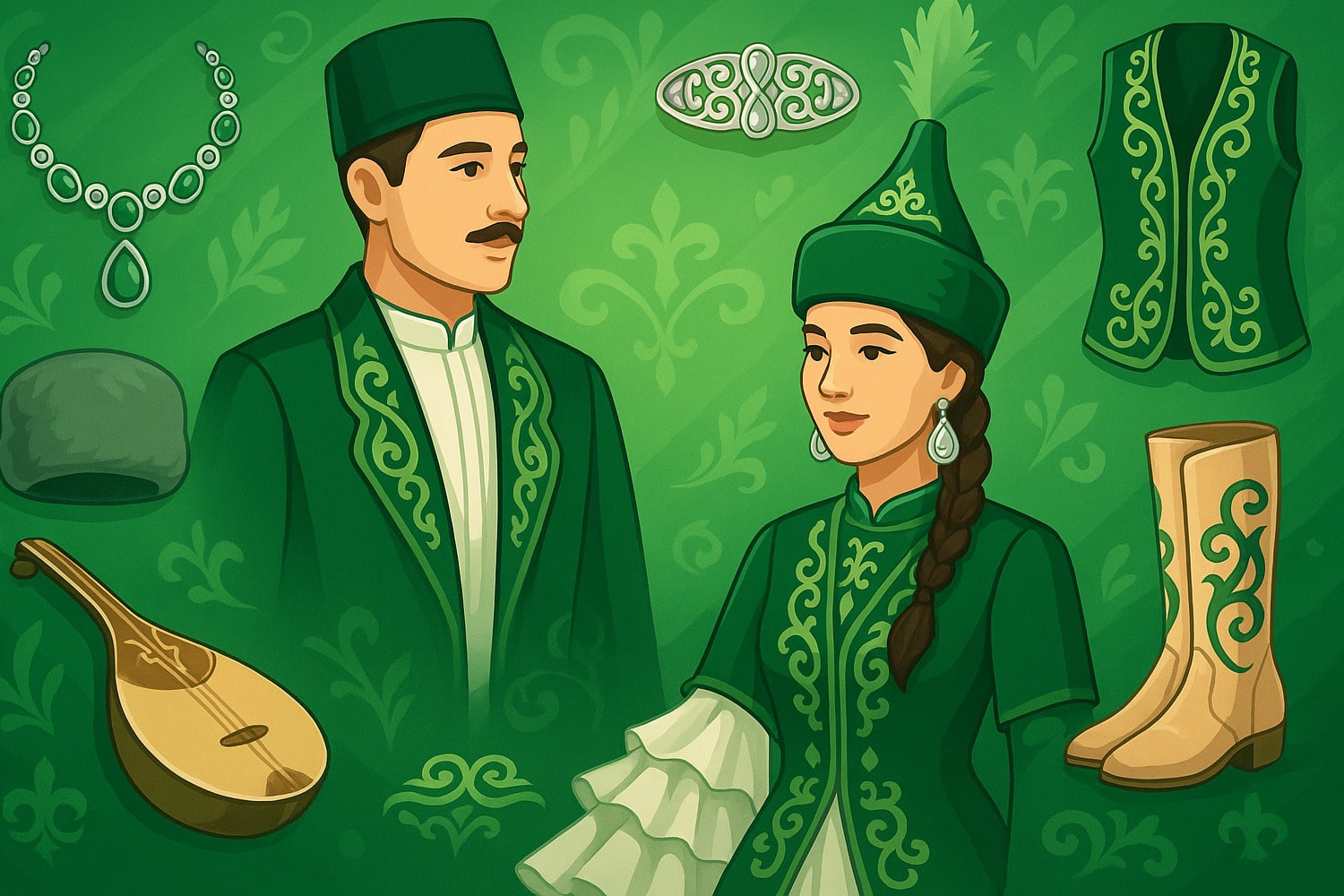 30 интересных фактов о национальной одежде казахов - Вектор Казахстана 1