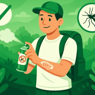 Как правильно использовать репелленты на природе