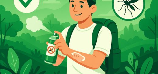 Как правильно использовать репелленты на природе