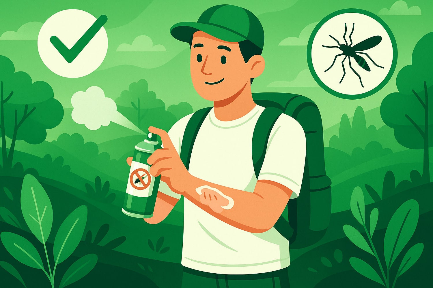 Как правильно использовать репелленты на природе - Вектор Казахстана 1