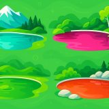 Чем уникальны озера с необычным цветом воды