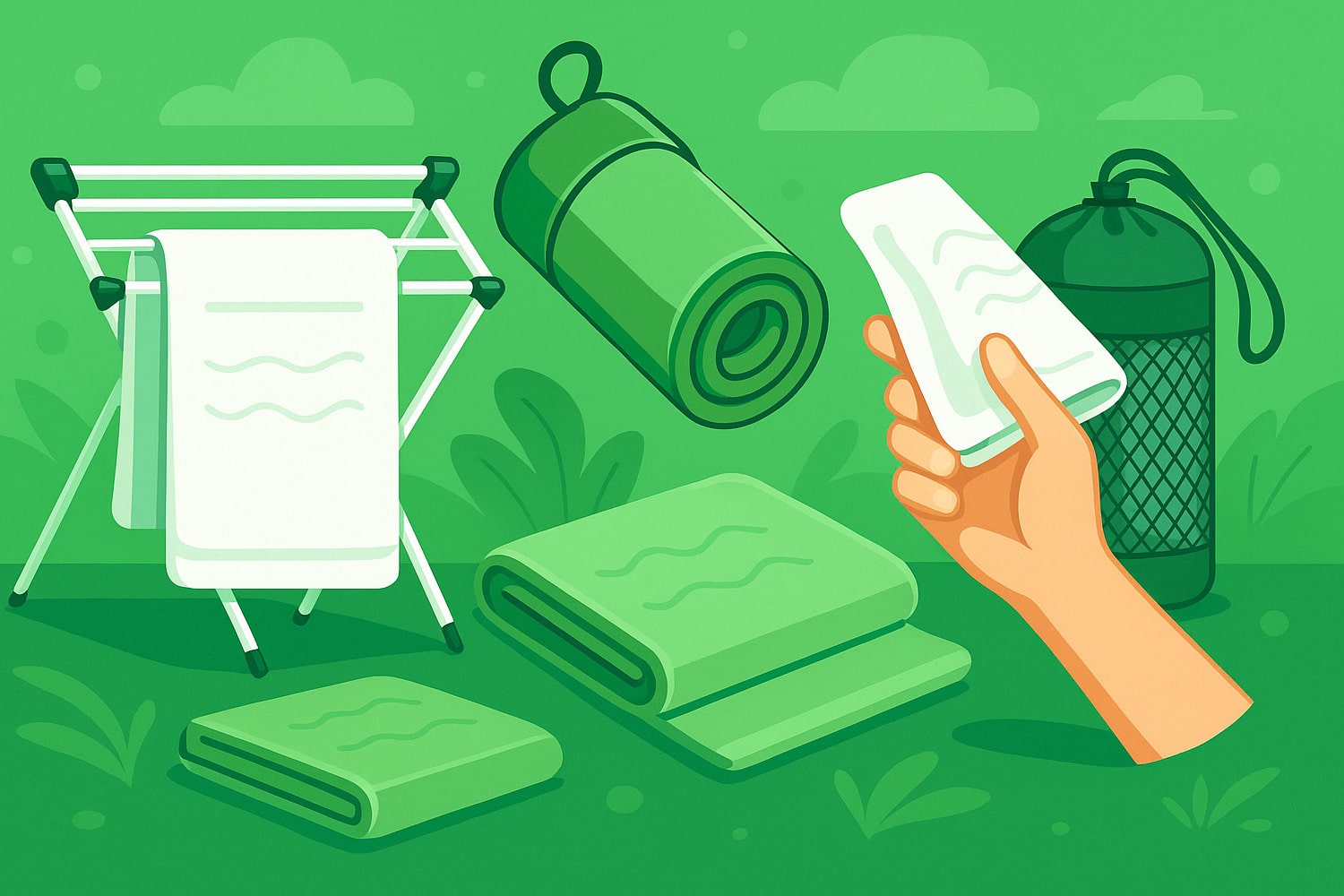 Как выбрать компактное туристическое полотенце - Вектор Казахстана 1