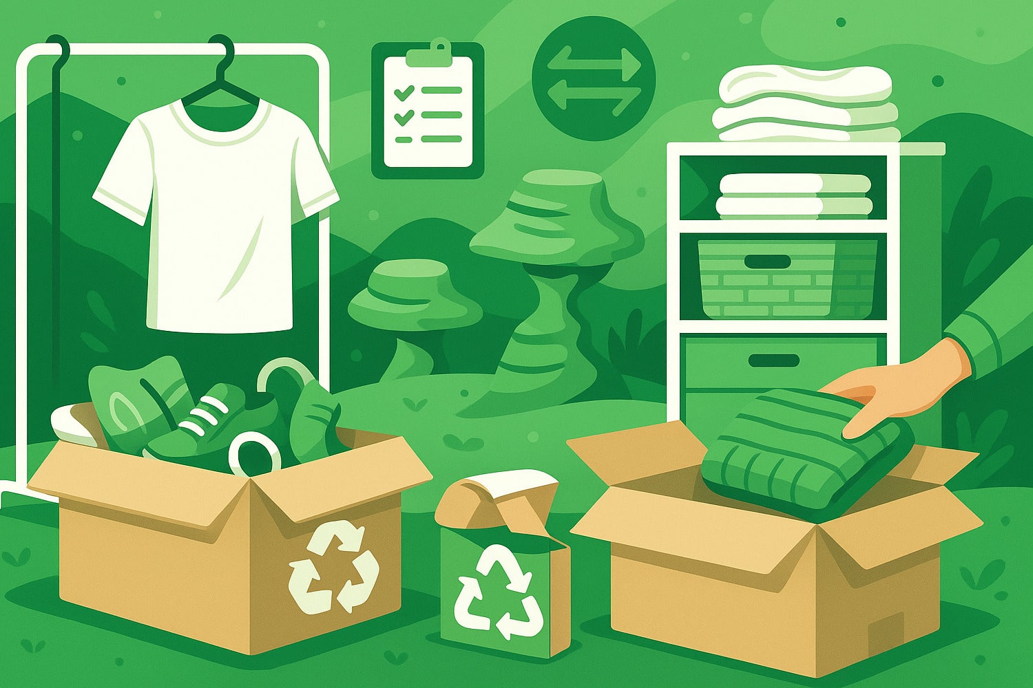 Артық заттарды сақтау және сұрыптау жолдары - Вектор Казахстана 1