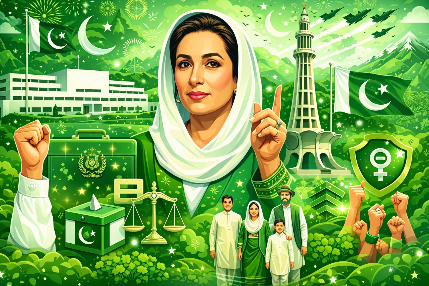 Беназир Бхутто Пәкістан тарихында несімен әйгілі - Вектор Казахстана 1