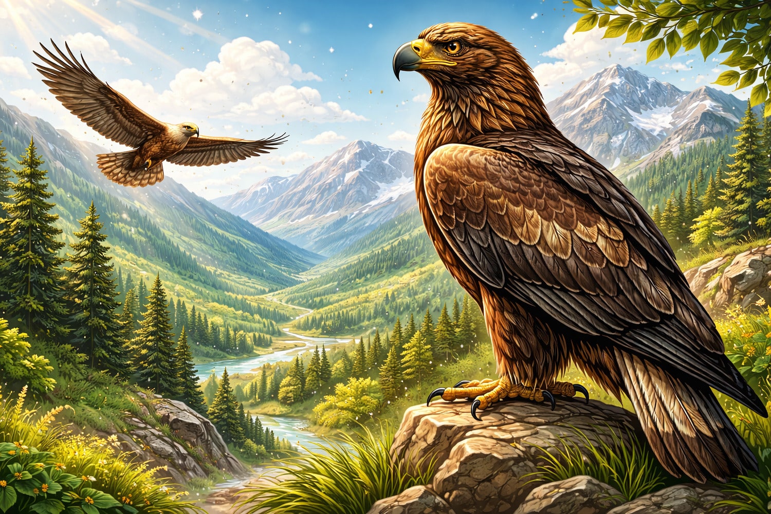 Бүркіт туралы 20 қызықты дерек - Вектор Казахстана 1