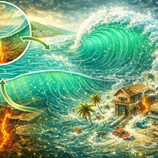 Как возникает цунами и почему оно так разрушительно