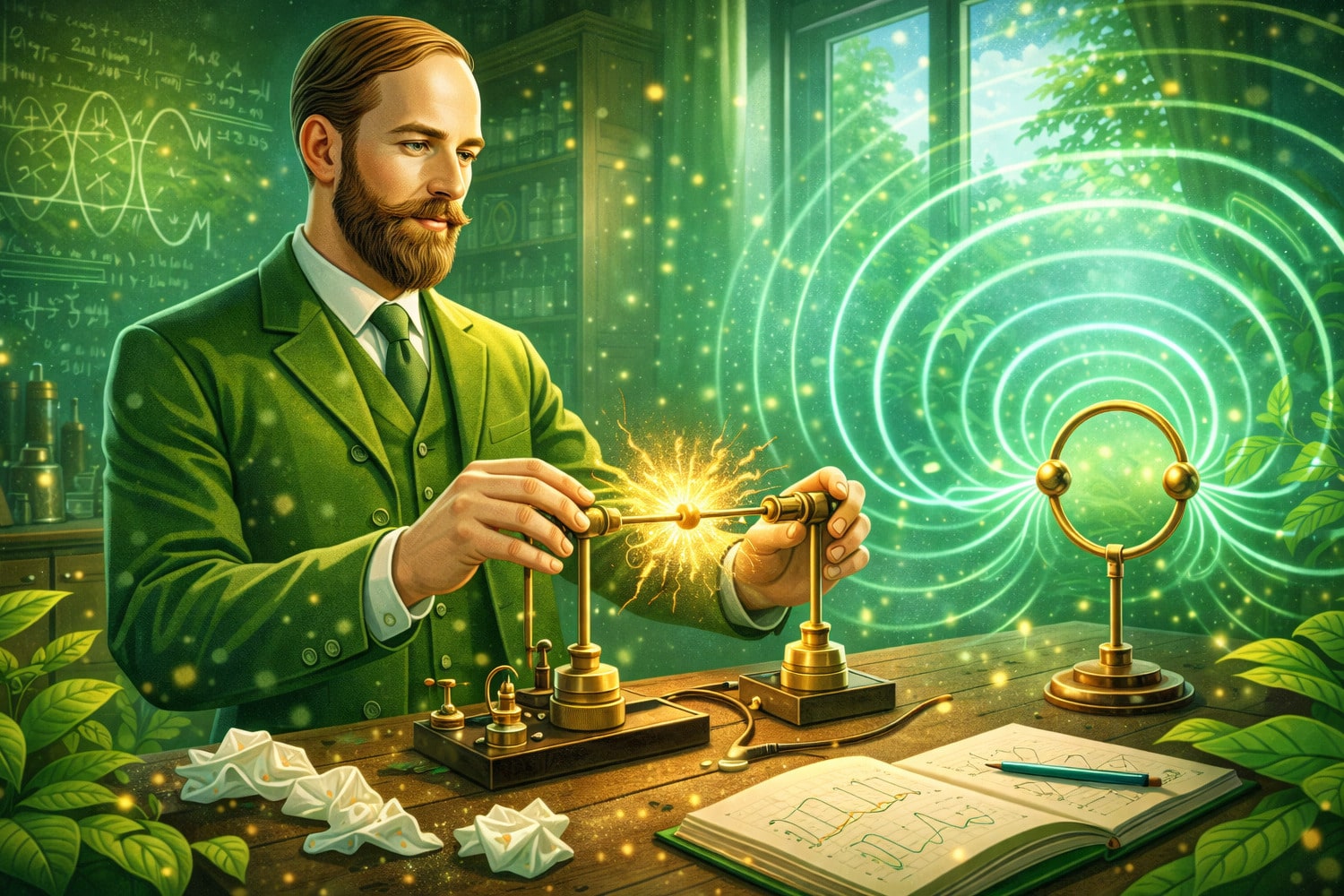 Как Герц доказал существование электромагнитных волн - Вектор Казахстана 1