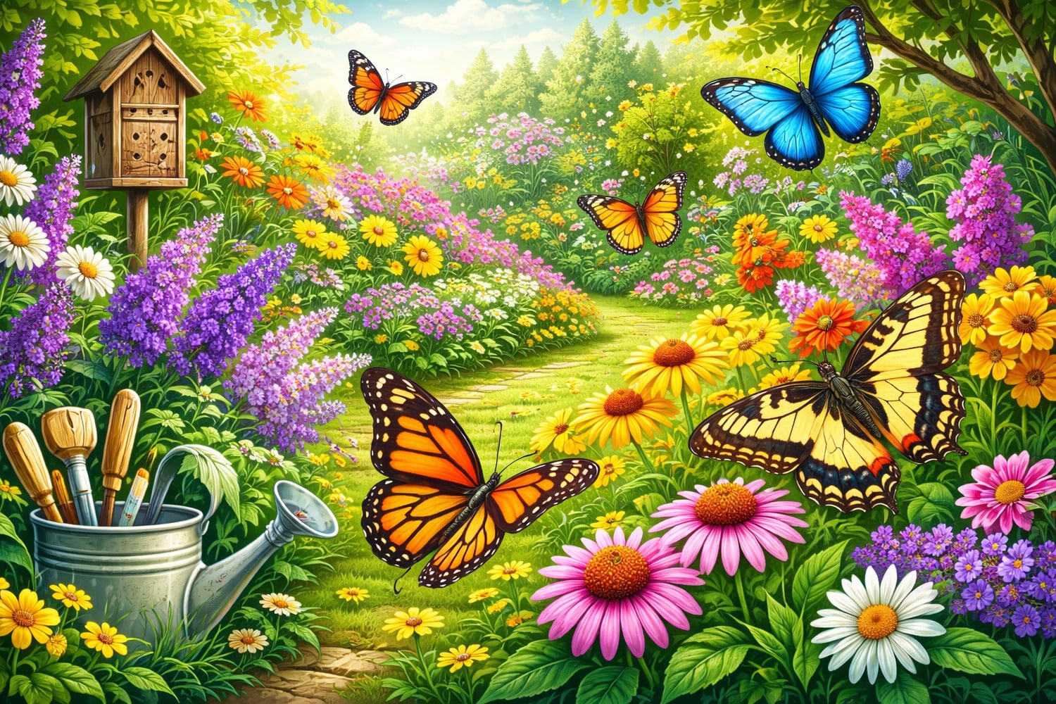 Көбелектерді тарту үшін бақшаға не отырғызуға болады - Вектор Казахстана 1