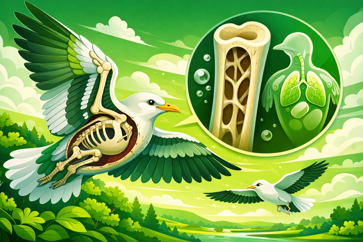 Көптеген құстардың сүйектері неге іші қуыс - Вектор Казахстана 1