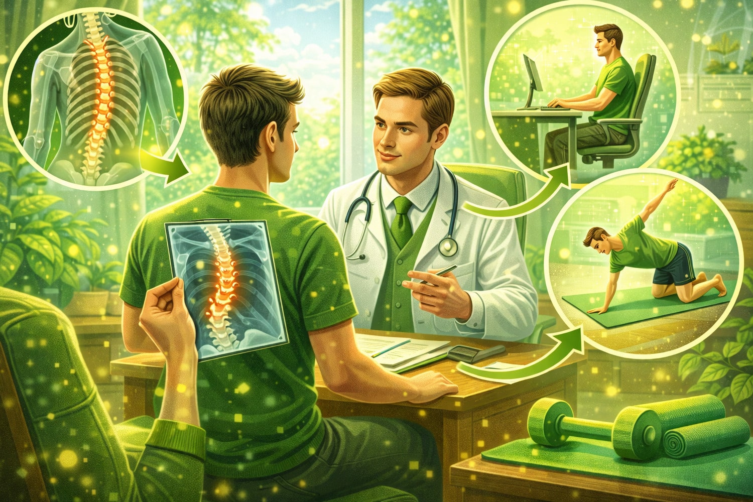 Что делать при начальной стадии сколиоза - Вектор Казахстана 1