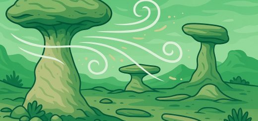 Как ветер формирует каменные «грибы» и другие природные скульптуры