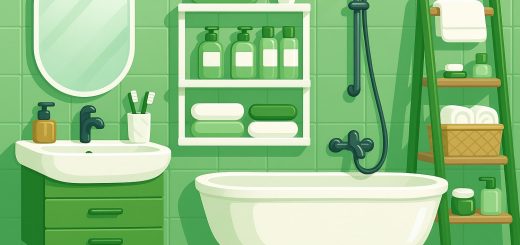 Жуынатын бөлмеде кеңістікті ұйымдастырудың қарапайым жолдары