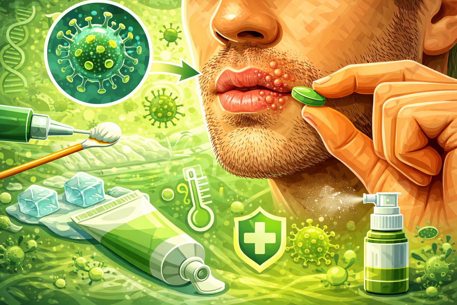 Еріндегі герпес асқынғанда қалай күресу керек - Вектор Казахстана 1