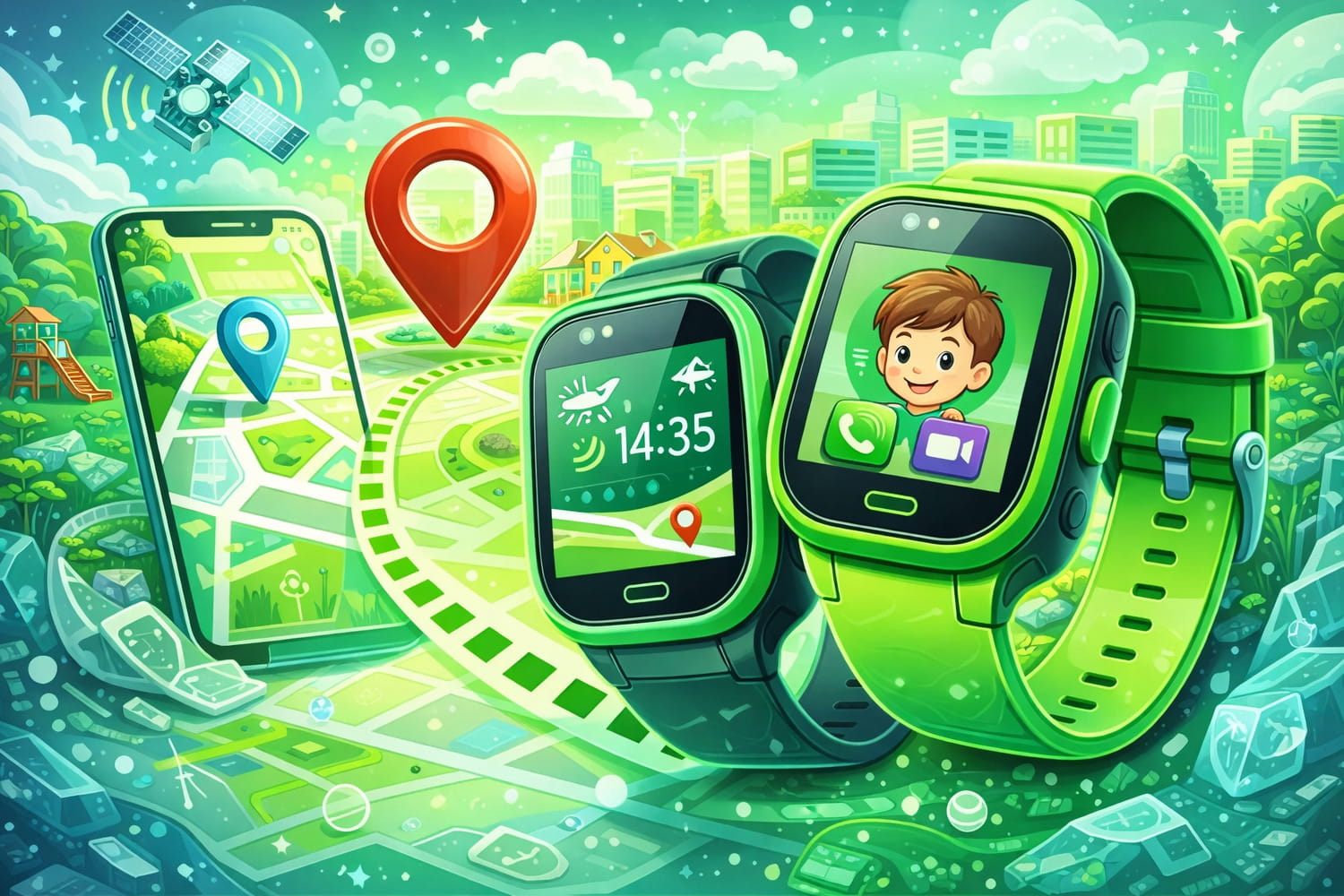 GPS бар балаларға арналған ақылды сағаттарға шолу - Вектор Казахстана 1