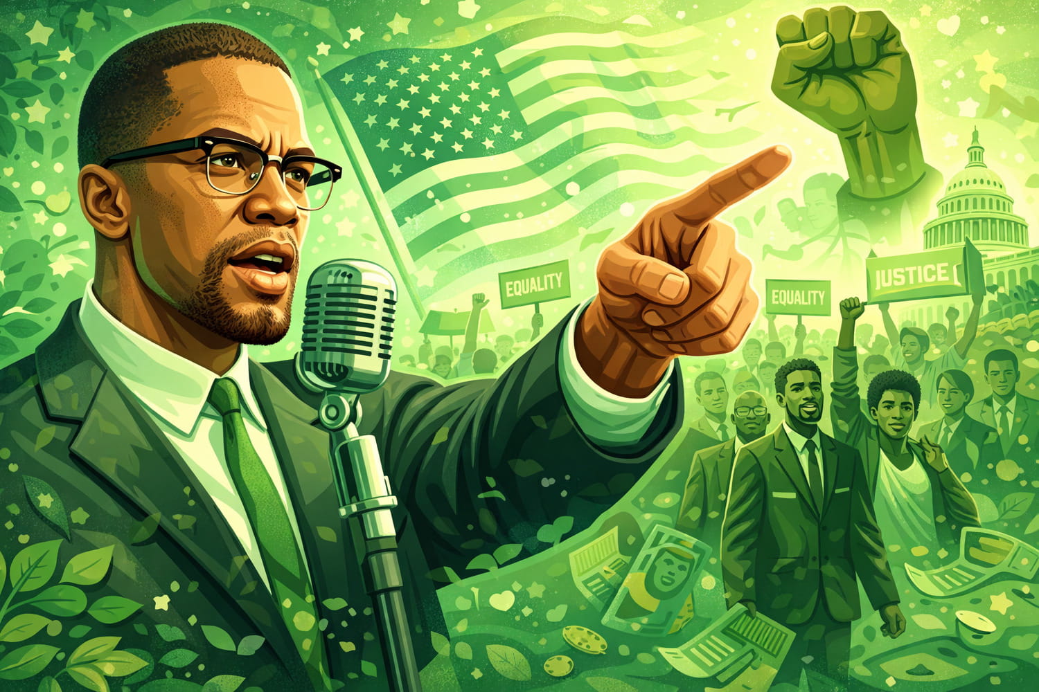 Почему Малкольм Икс стал голосом темнокожей Америки - Вектор Казахстана 1