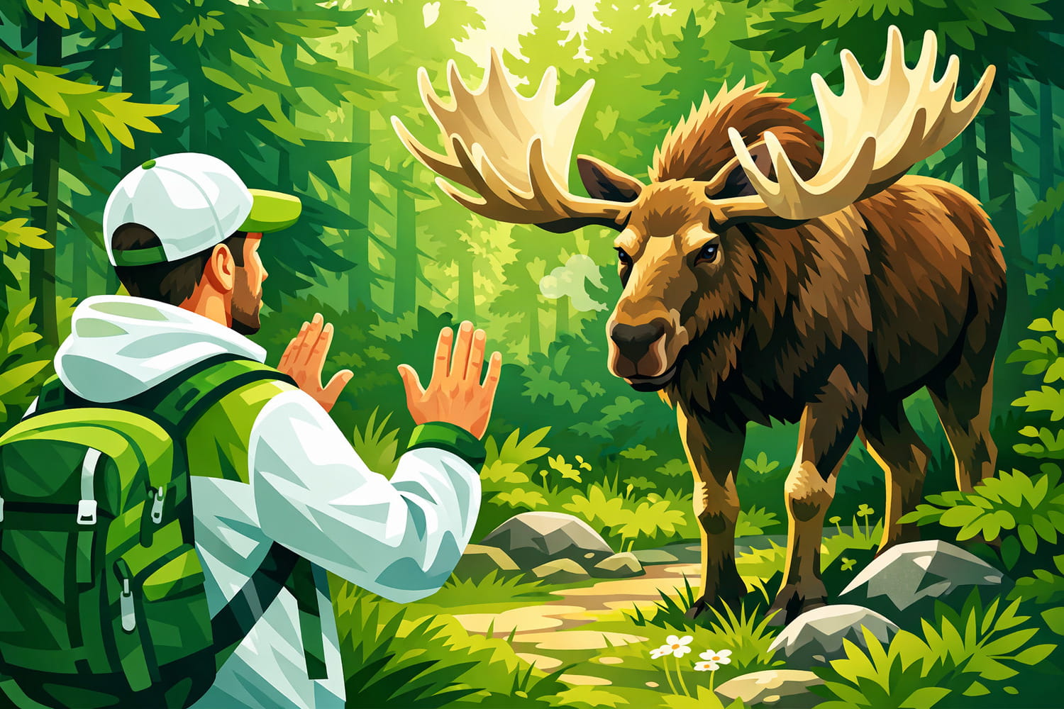 Орманда бұлан кездескен кезде не істеу керек - Вектор Казахстана 1