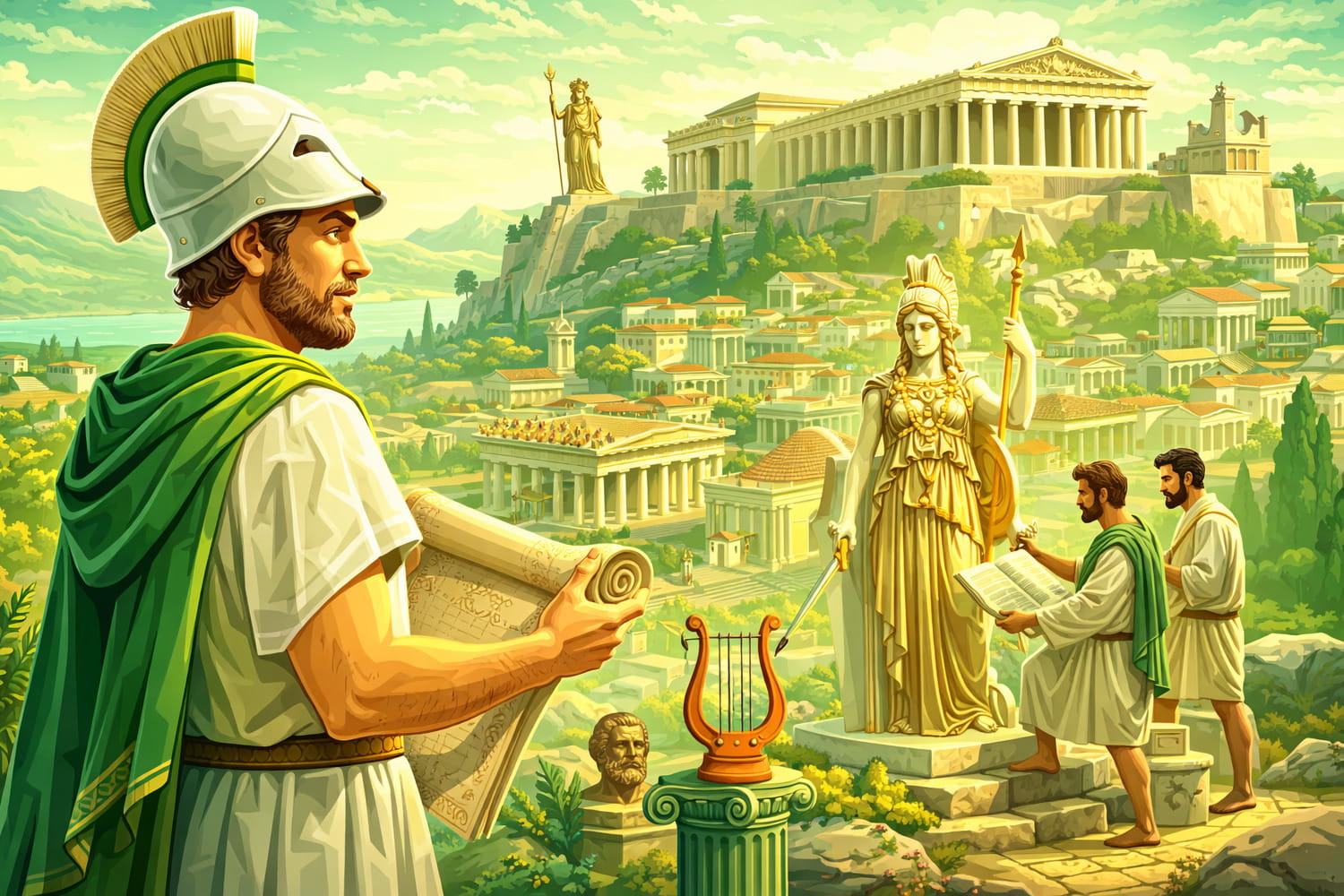 Перикл Афинаны мәдени астанаға қалай айналдырды - Вектор Казахстана 1