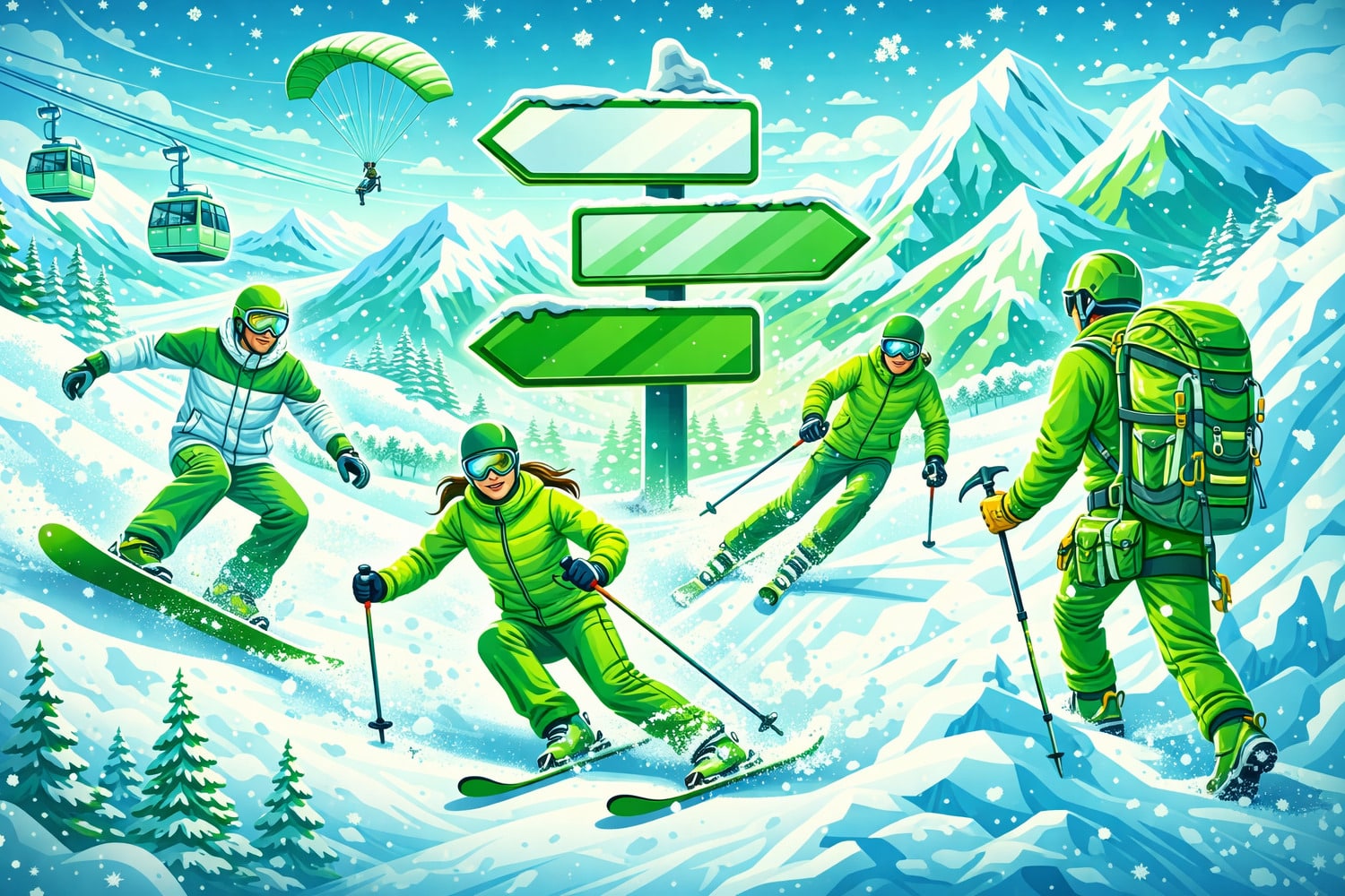 Қысқы спорт турлары үшін ең жақсы бағыттар - Вектор Казахстана 1