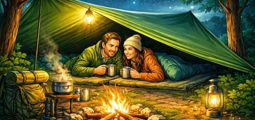 Как организовать ночёвку без палатки