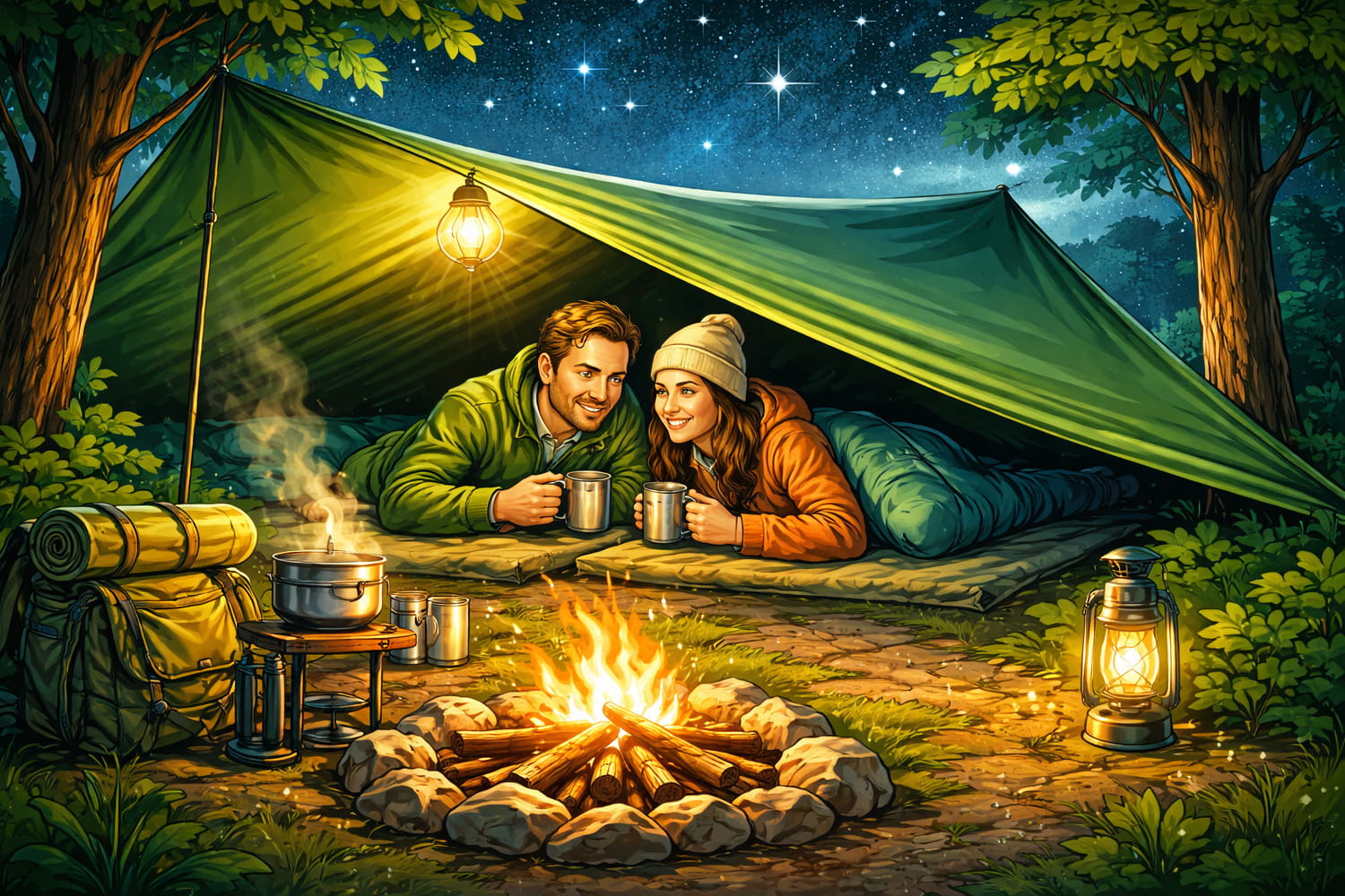 Шатырсыз түндеуді қалай ұйымдастыруға болады - Вектор Казахстана 1