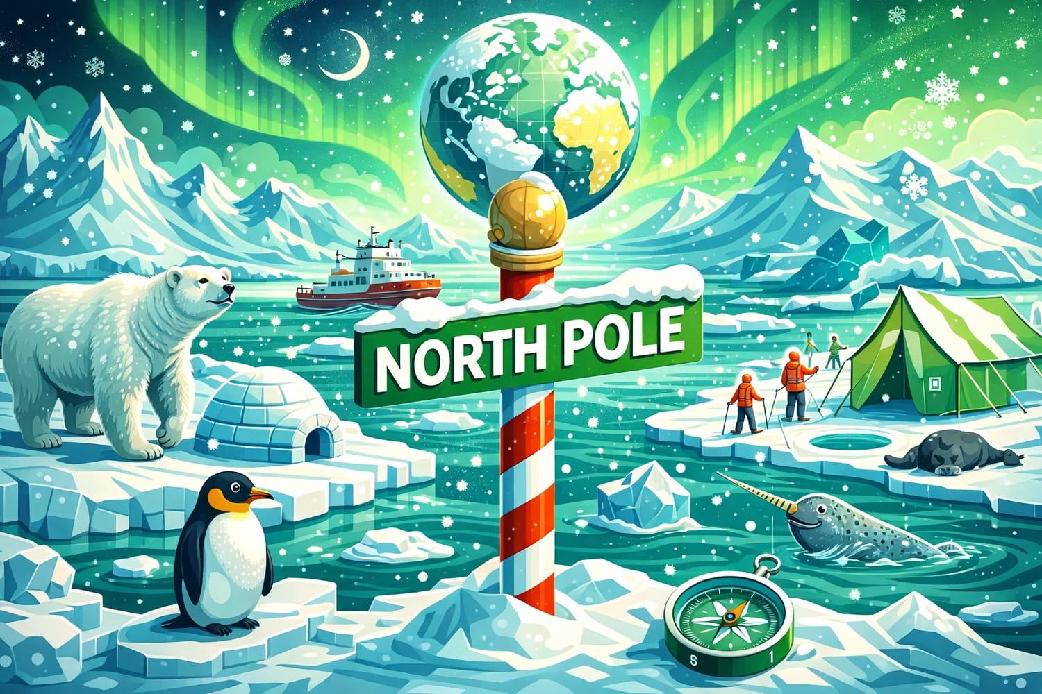 Солтүстік полюс туралы 34 қызықты дерек - Вектор Казахстана 1