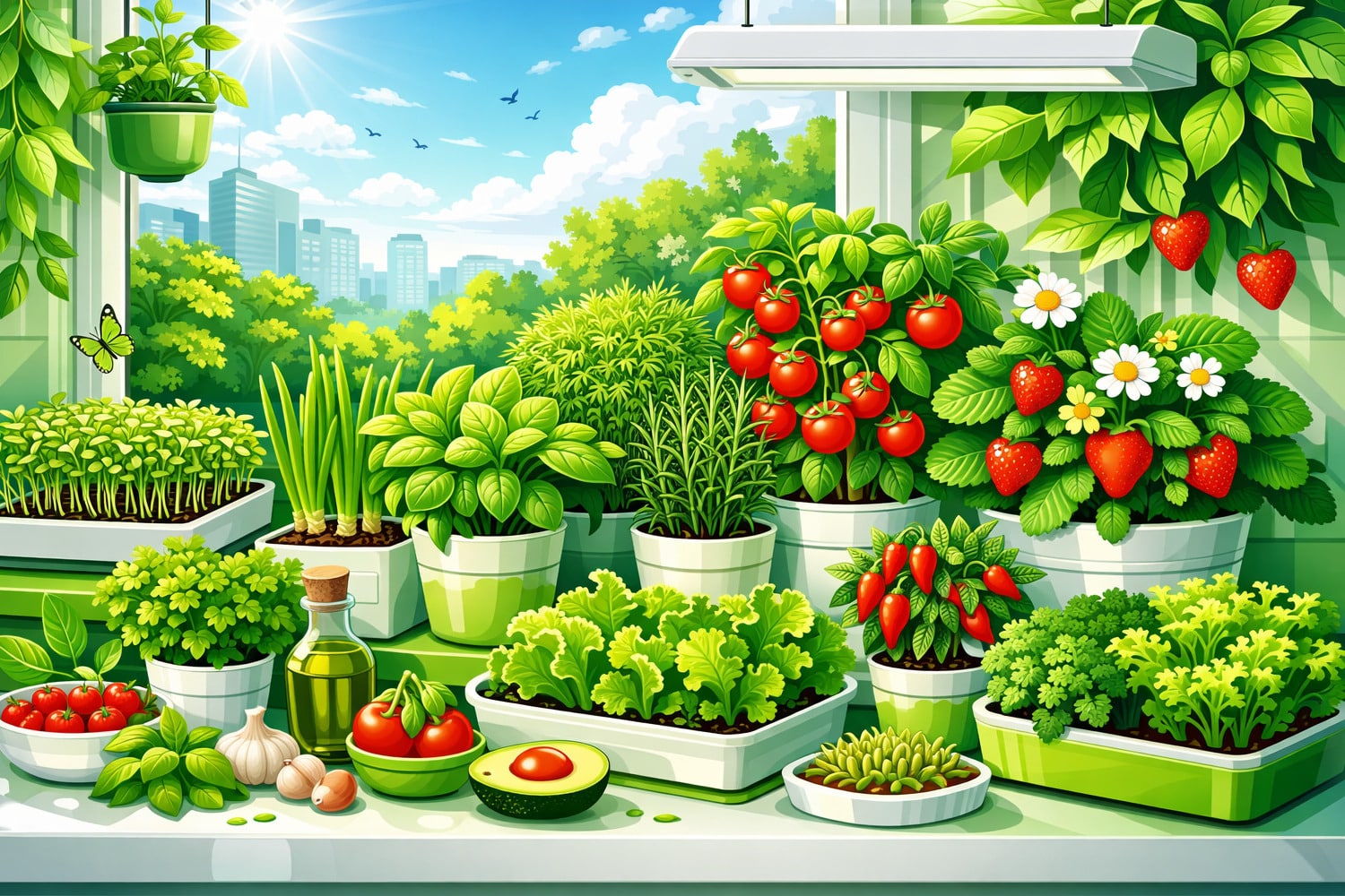 Терезе алдында жыл бойы не өсіруге болады - Вектор Казахстана 1