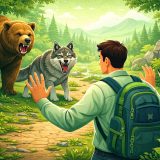 Что делать при встрече с дикими животными