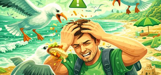 Как вести себя при атаке чаек на побережье